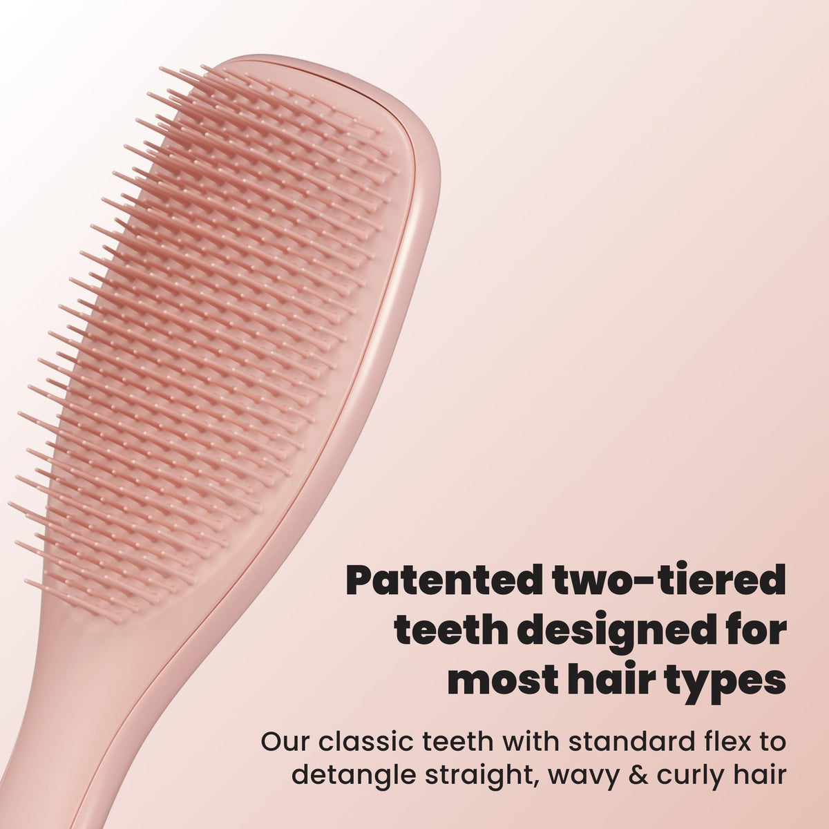 TANGLE TEEZER profile focus on ergonomic grip for comfortable detangling
