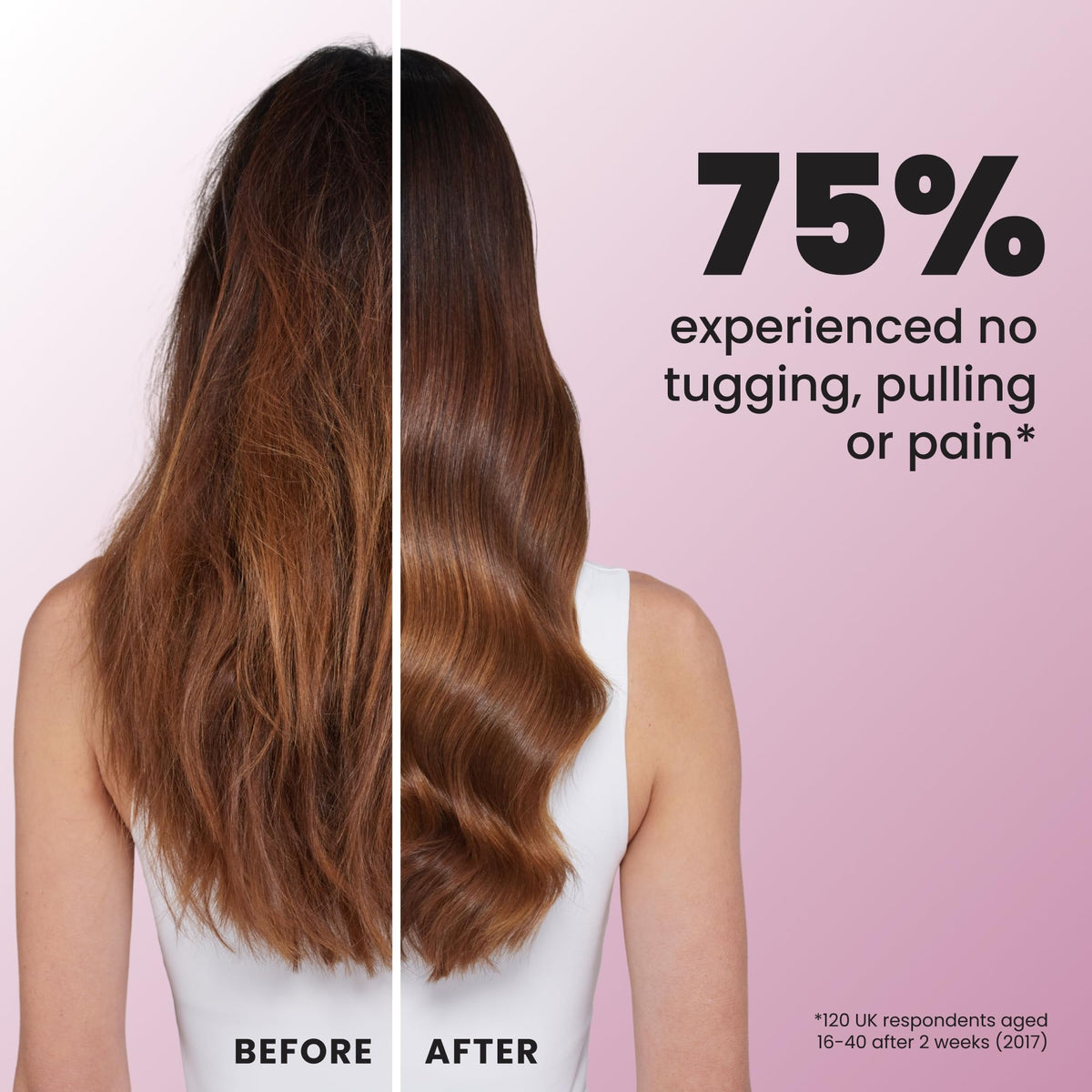 TANGLE TEEZER side profile highlighting curved design for smooth scalp contact
