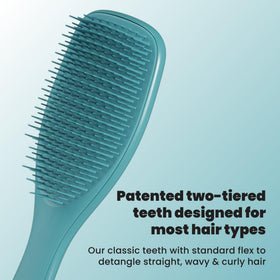 TANGLE TEEZER close-up of dual-length teeth easing knots efficiently