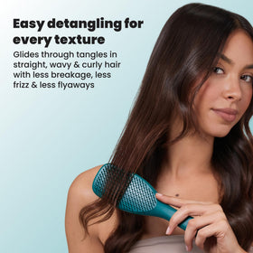 TANGLE TEEZER surface finish detail showing durable, glossy texture