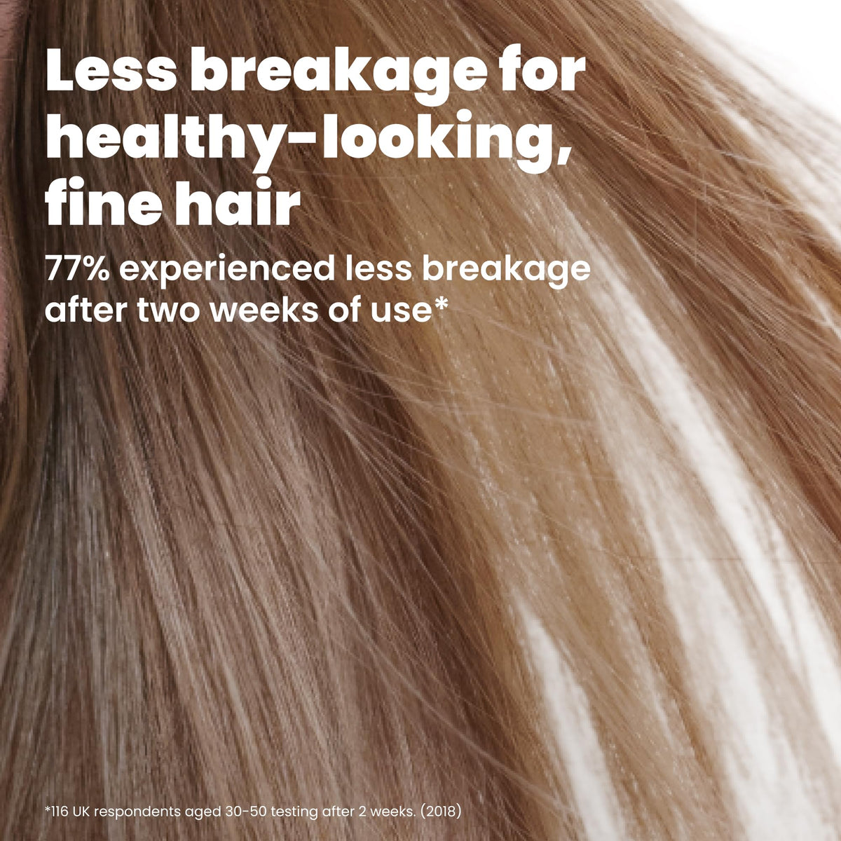 TANGLE TEEZER spreading conditioner evenly through strands for better coverage