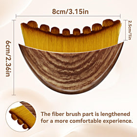 TANKITIAL ergonomic brush shape fitting jawline for precise contouring