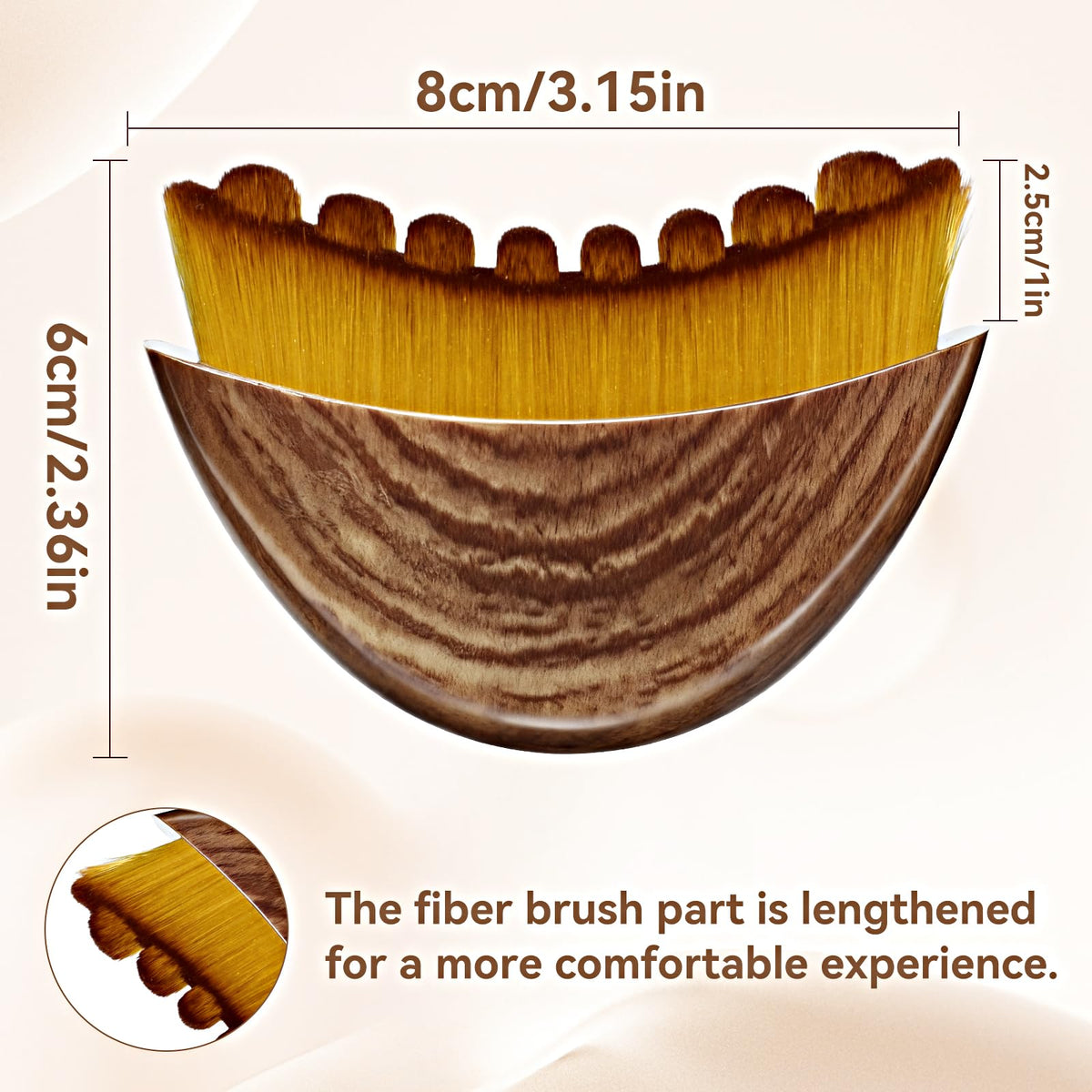 TANKITIAL side profile showing ergonomic curve for precise jawline strokes
