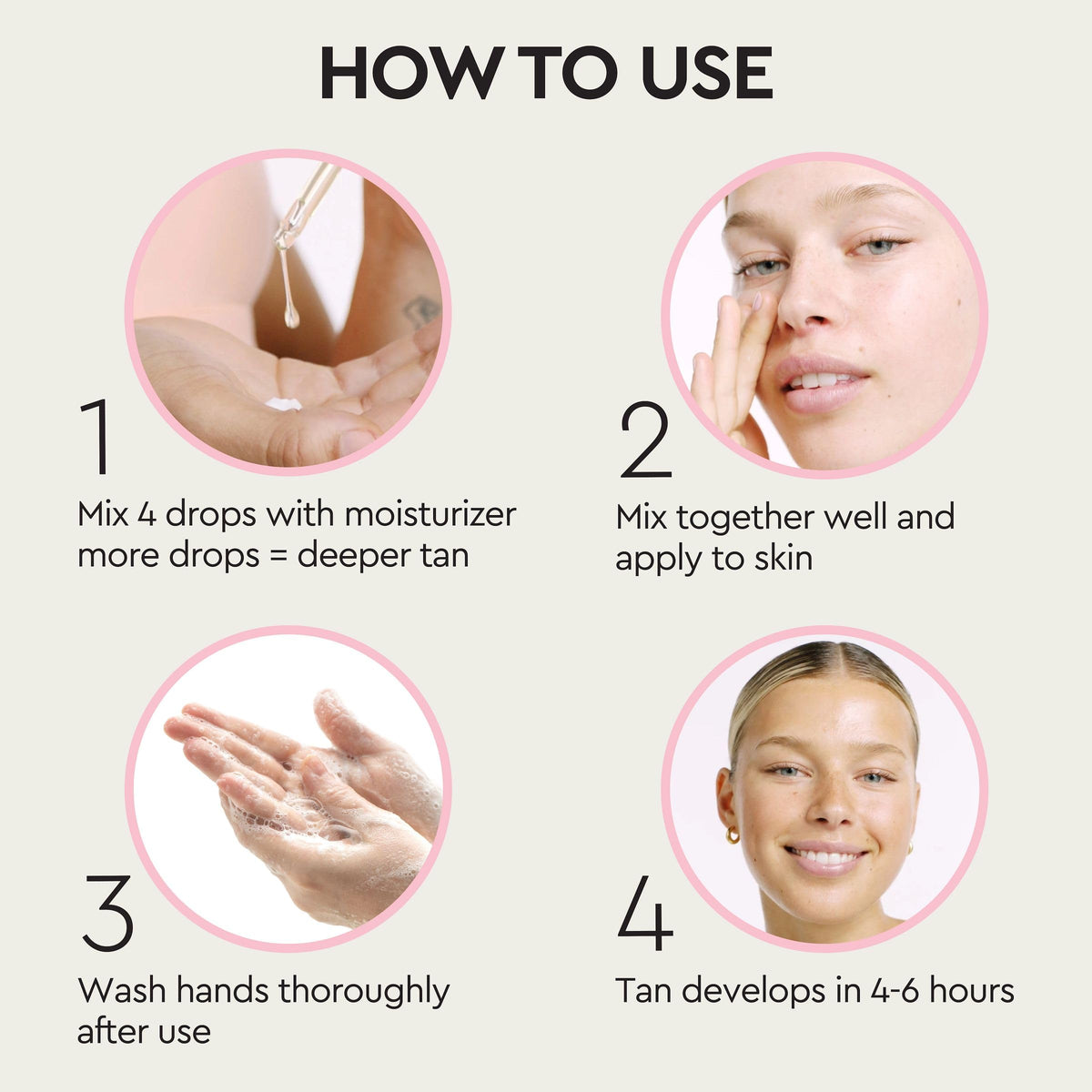 Tanologist application on arm demonstrating even coverage and gradual, buildable bronzing