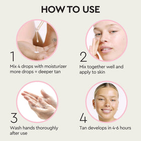 Tanologist application on arm demonstrating even coverage and gradual, buildable bronzing