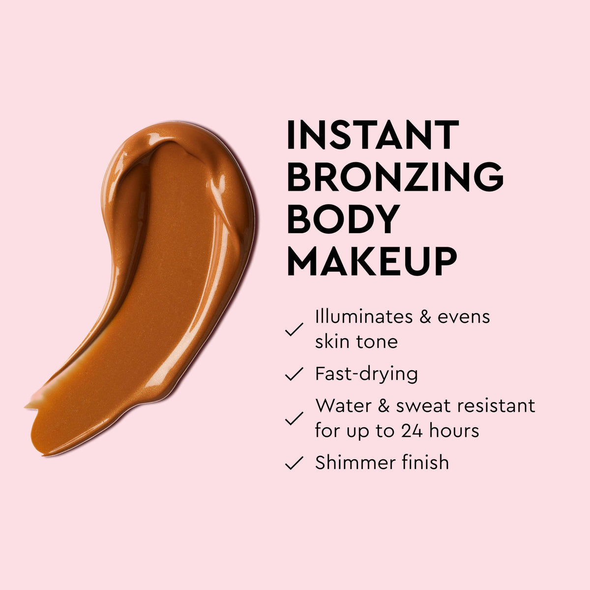 Tanologist bronzer being blended on leg with mitt for streak-free application benefit