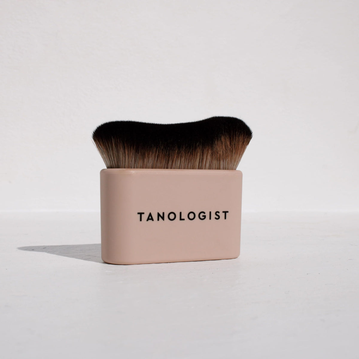 Tanologist brush handle detail for improved grip and precise control