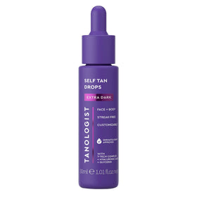 Tanologist Extra Dark front packaging showing bottle and label for clear identification and trust