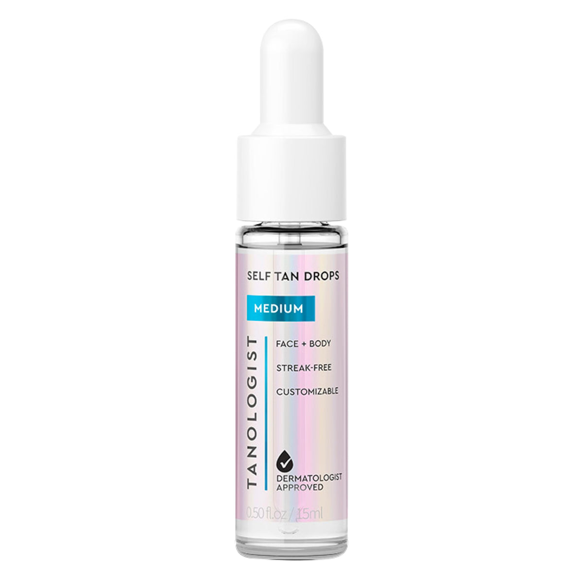 Tanologist front packaging medium showing bottle and label for clear identification and convenience