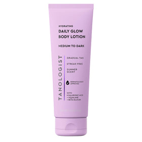 Tanologist front tube showing product branding and size for easy identification