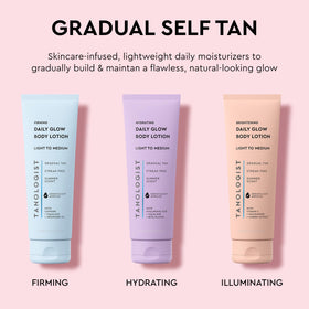 Tanologist rubbed into elbow demonstrating even coverage on dry areas