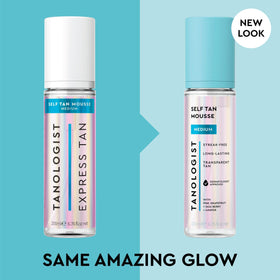 Tanologist mousse foam texture close-up for smooth, streak-free application benefit