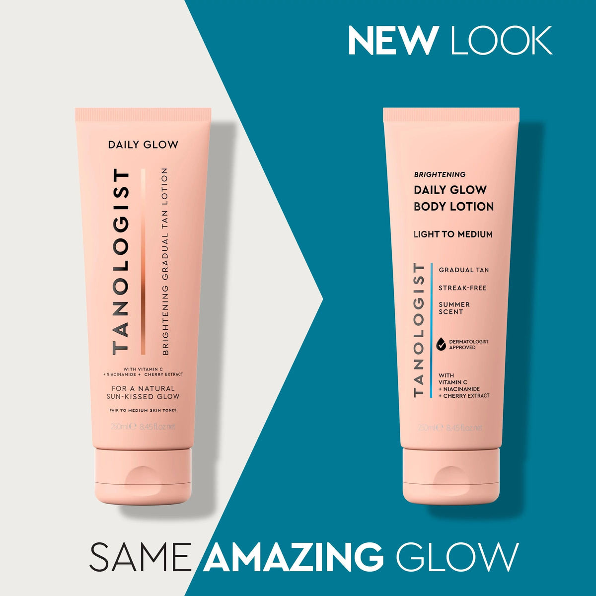Tanologist lotion texture close-up demonstrating smooth, fast-absorbing formula