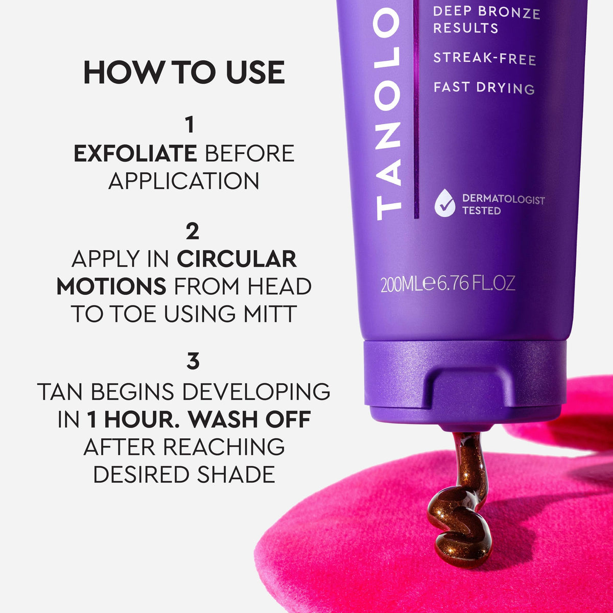 Tanologist tube inside travel bag for fast on-the-go tanning