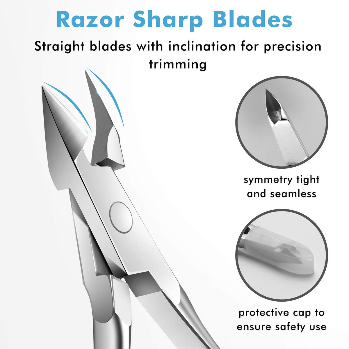 TANPIUS dual-ended cuticle pusher close-up showing scraper and curved flat end for control