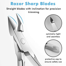 TANPIUS dual-ended cuticle pusher close-up showing scraper and curved flat end for control