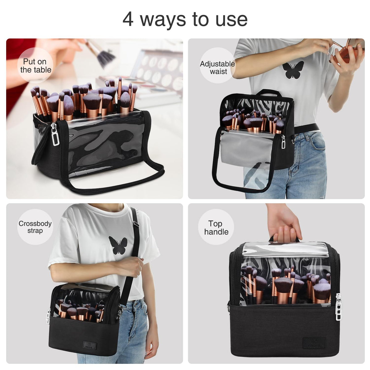 TANTO detachable shoulder strap attached for easy carrying options