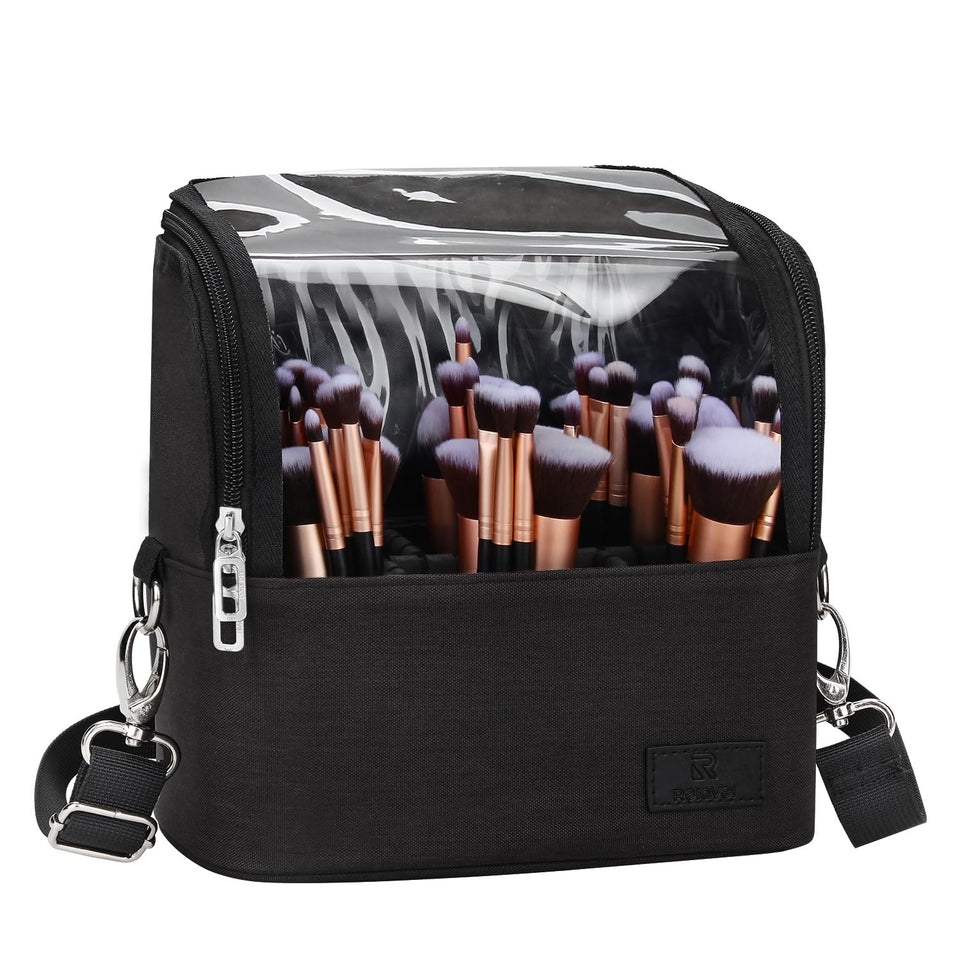TANTO front view closed bag showing sleek black exterior and secure zipper