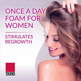 TARO foam texture close-up demonstrating airy foam and fast-drying benefit for easy application
