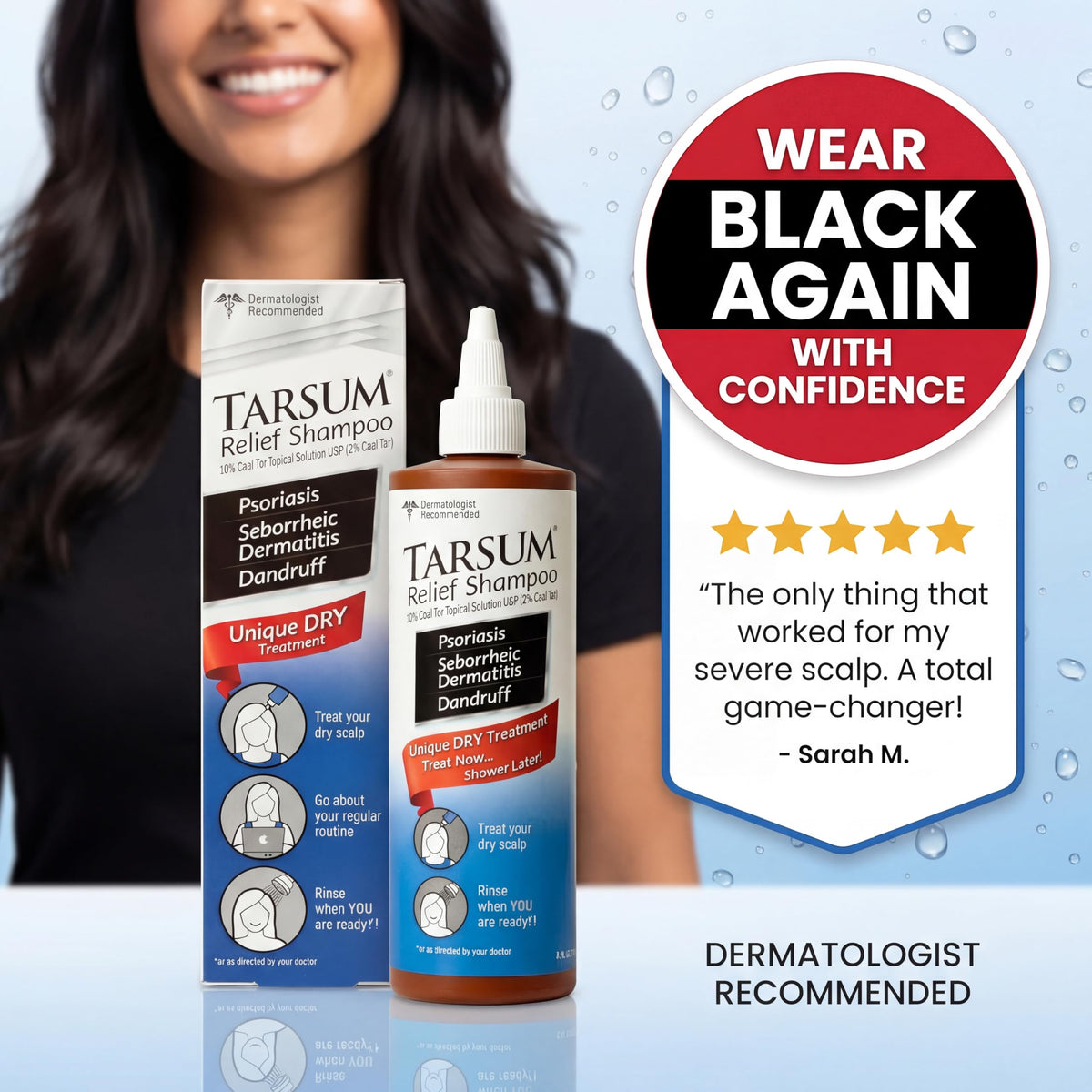 Tarsum 4 oz size comparison showing compact, travel-friendly benefit