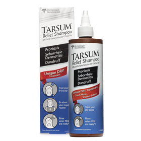 Tarsum front bottle view showing product and clear labeling benefits