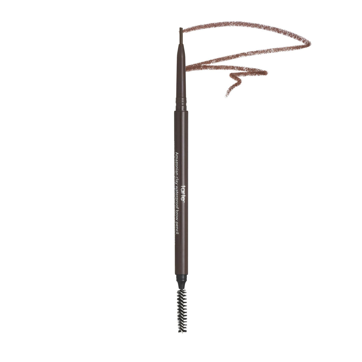 tarte brow pencil front packaging showing compact dual-ended design and shade