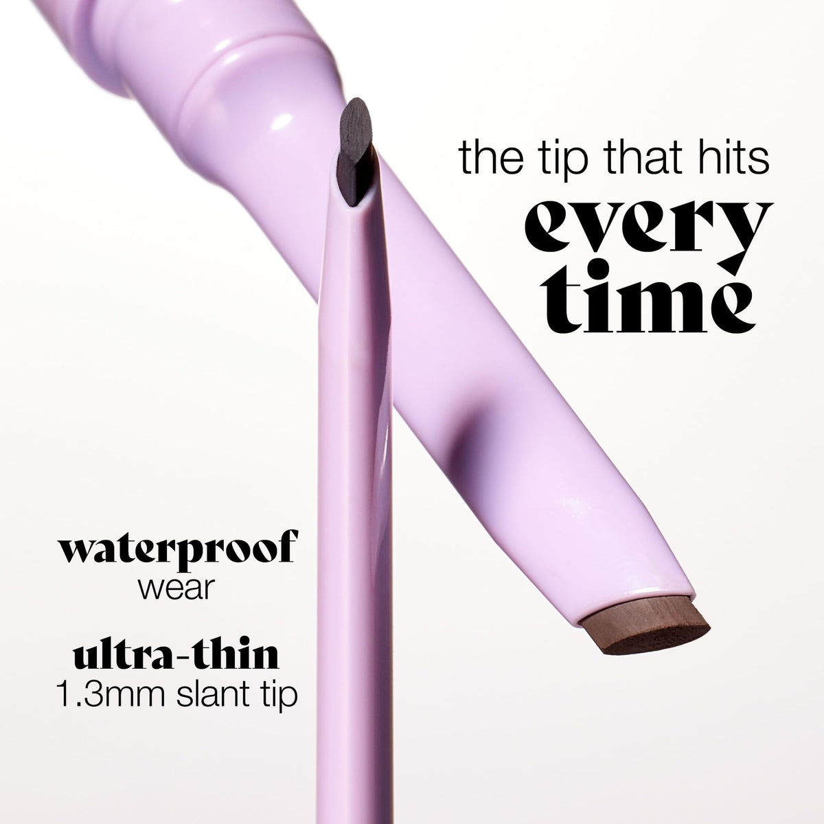 tarte application wing demonstration showing quick flick for perfect wing