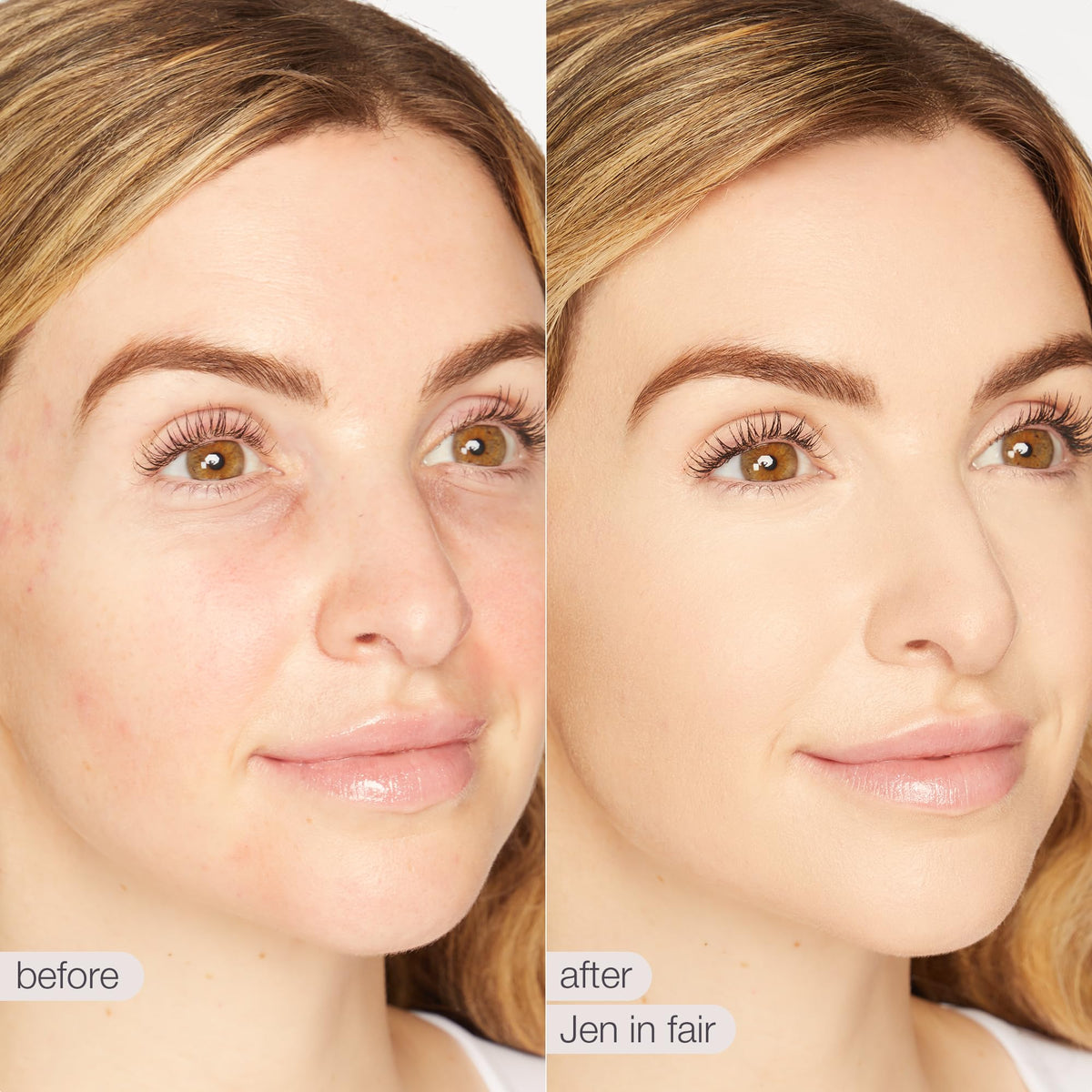 tarte close-up texture of BB Blur cream, shows blurring and smooth finish
