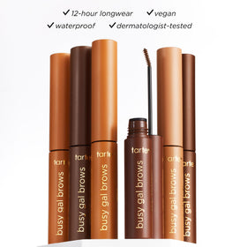 tarte product in hand for size and travel-friendly benefit