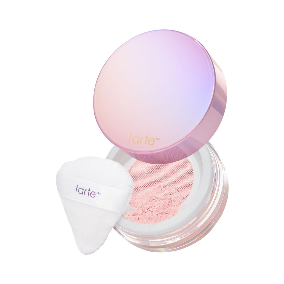 tarte creaseless front packaging showing product and lid, highlights convenience