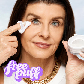 tarte creaseless powder lifestyle morning routine showing fresh makeup and shine control