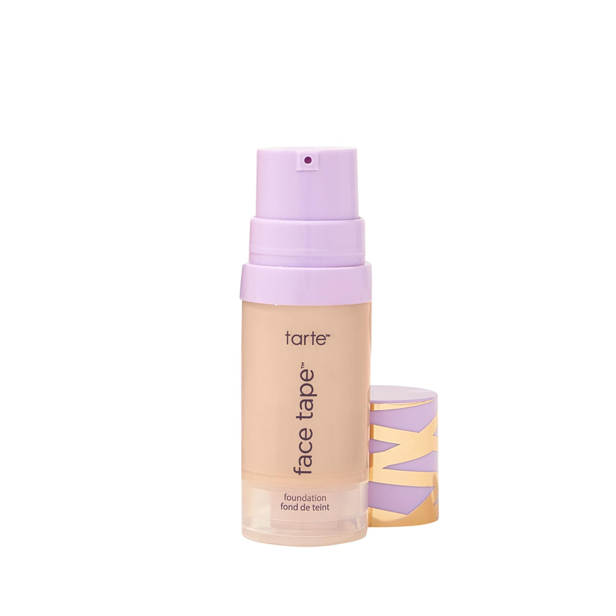 tarte front packaging showing travel-size foundation, convenient for touch-ups