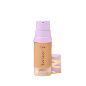 tarte face tape front packaging showing product and shade, conveys clean coverage