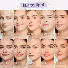 tarte Face Tape ingredients visual with snow mushroom emphasizing hydration and smoothing