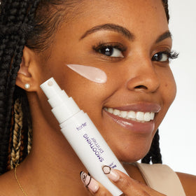 tarte Face Tape applied on skin showing smoothing and blur effect
