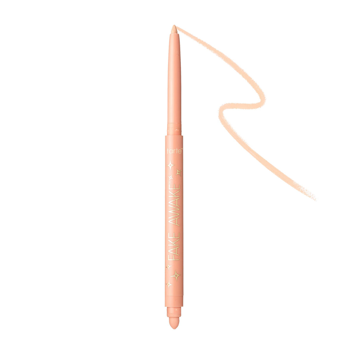 tarte fake awake pencil front view showing compact twist-up design and portability
