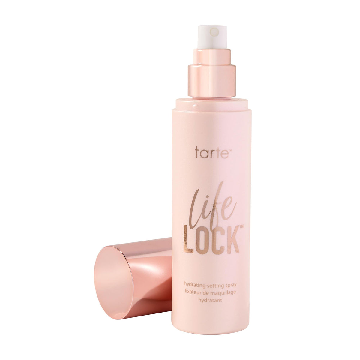 tarte Life Lock front label showing product name and size, highlights longevity