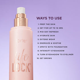 tarte Life Lock texture shot highlighting triluronic hydration boost