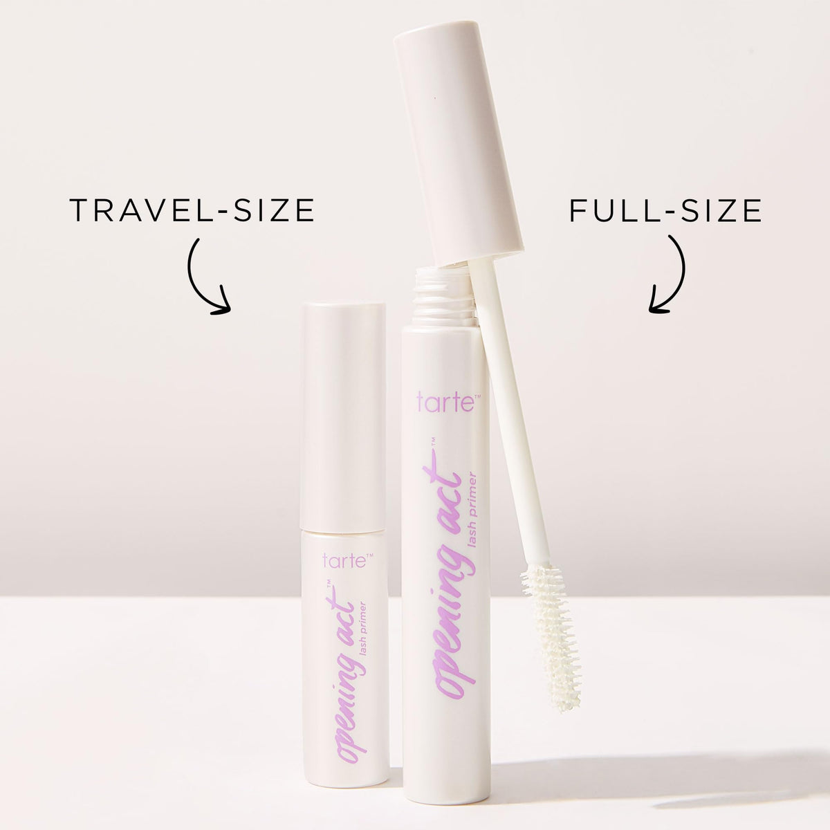tarte primer on bathroom vanity suggesting easy everyday styling