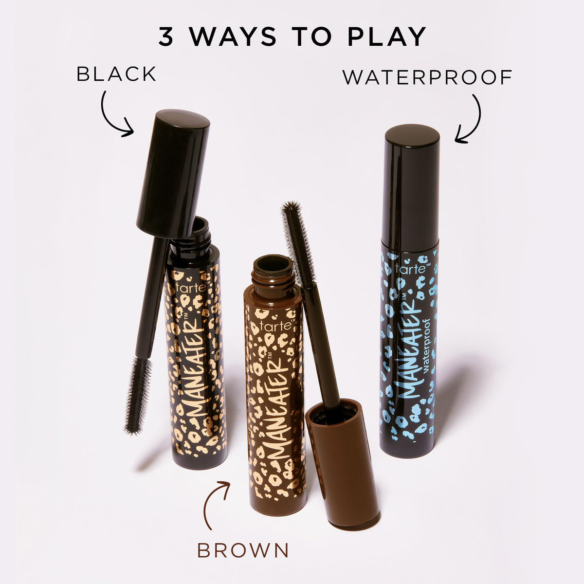tarte maneater waterproof mascara in poolside setting resisting water for confidence