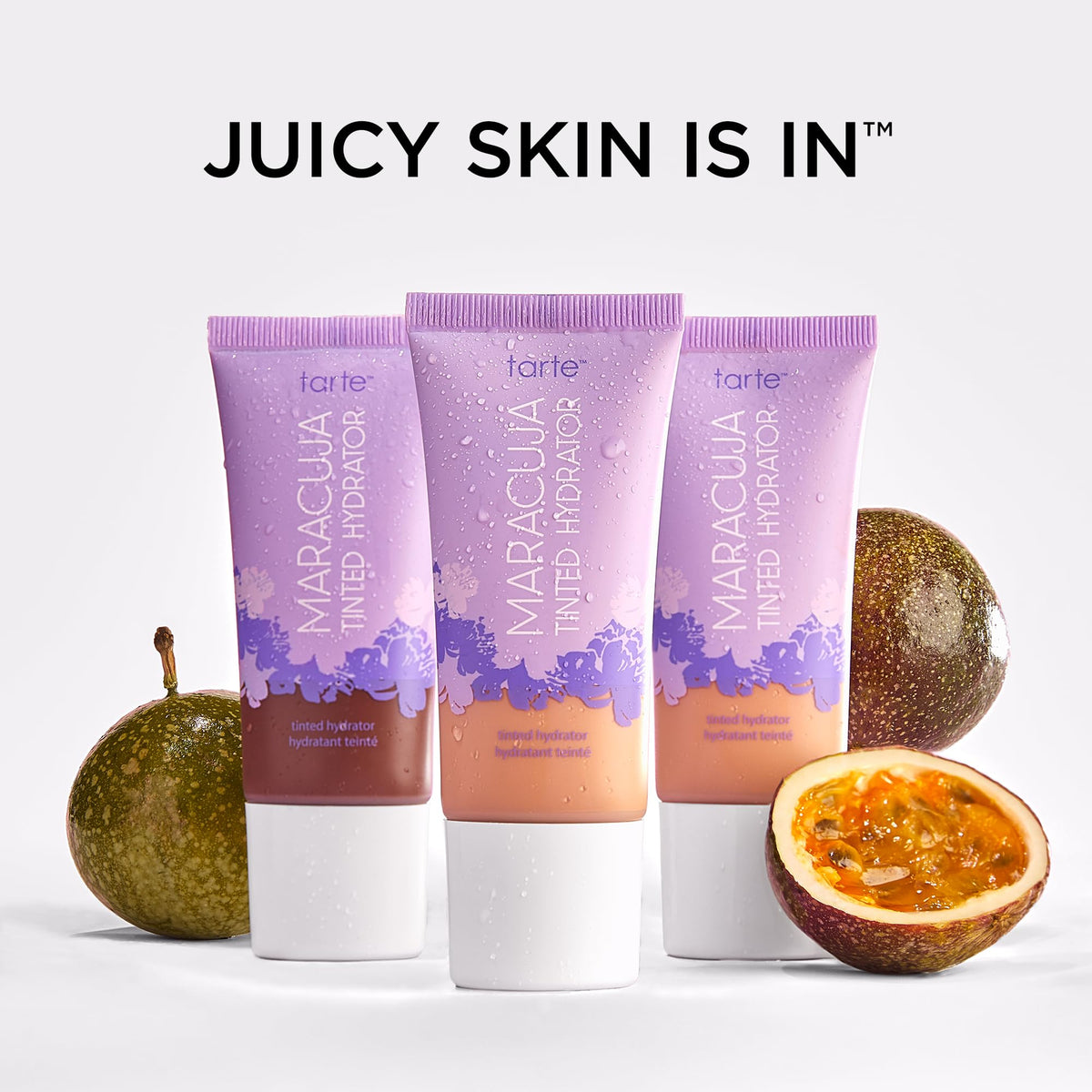 tarte maracuja application with fingers for seamless, natural finish