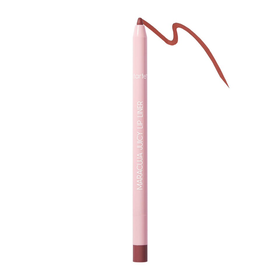 tarte full-size deep mauve lip liner showing packaging and shade benefit