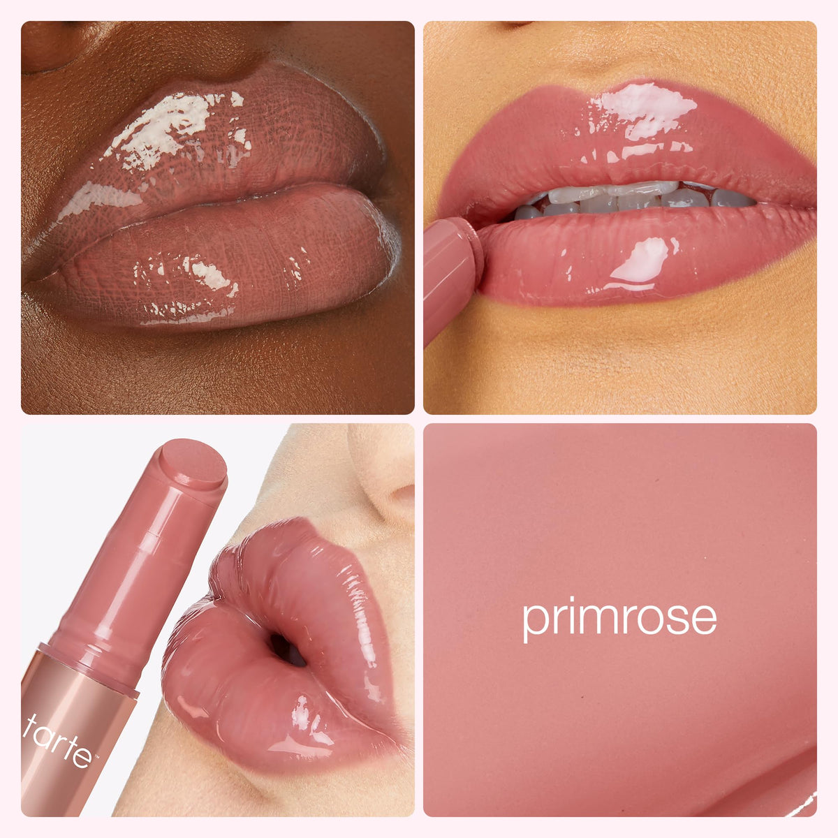 tarte primrose applicator close-up displaying glossy cushion tip for smooth application