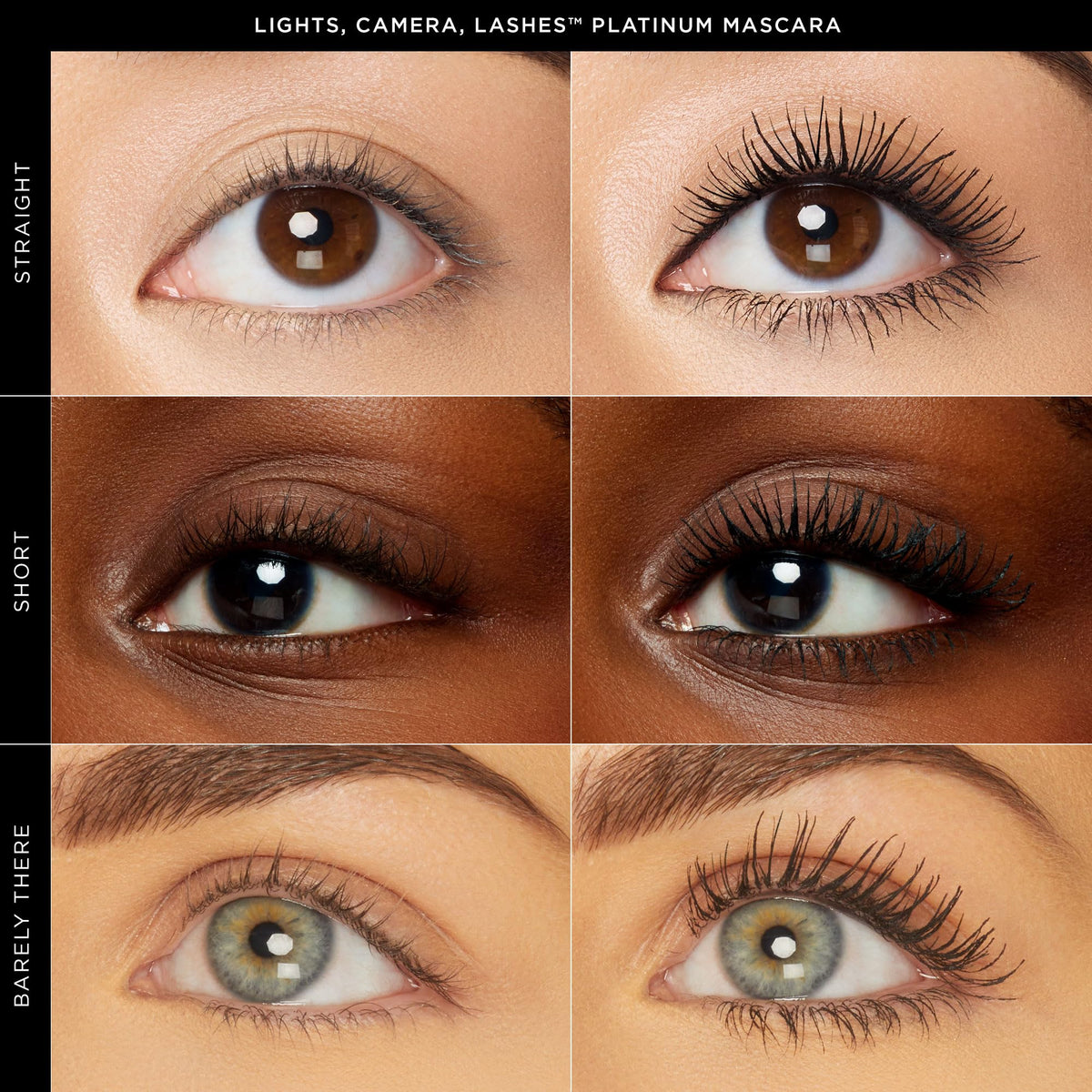 tarte before-and-after lashes showing fuller, longer looking lashes