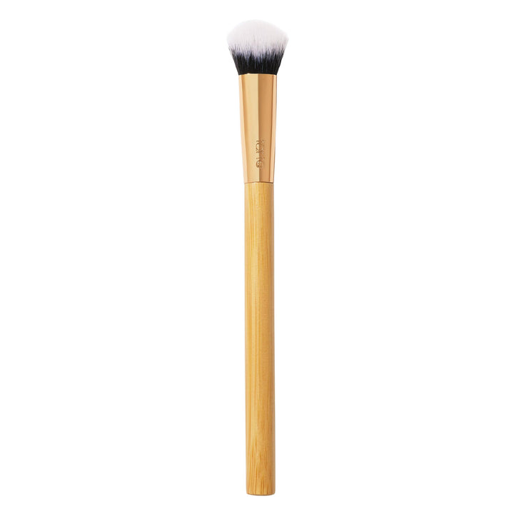 tarte front view of angled concealer brush showing shape and handle for precise application