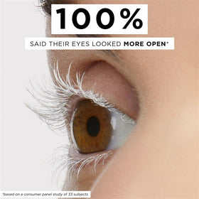tarte primer applied on lashes in use for fuller-looking volume