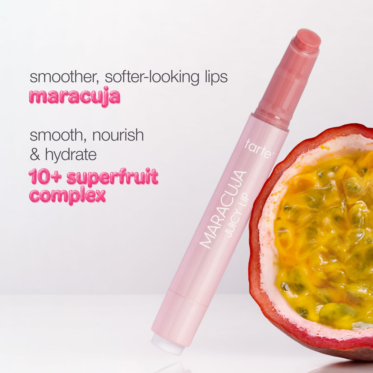 tarte maracuja ingredient visual highlighting skin-nourishing antioxidants