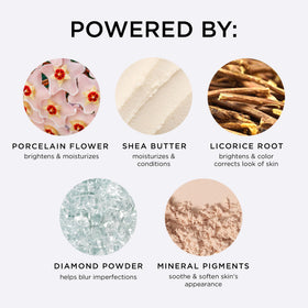 tarte product styled on vanity showing everyday use and quick morning routine
