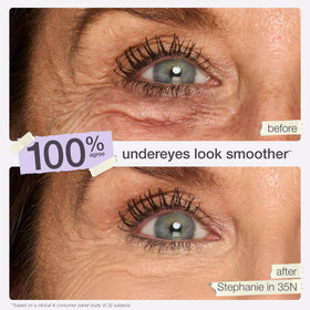 tarte creamy concealer swatch on skin demonstrating blendability and coverage