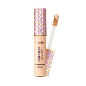 tarte Shape Tape front view showing tube and shade 16N with coverage benefit